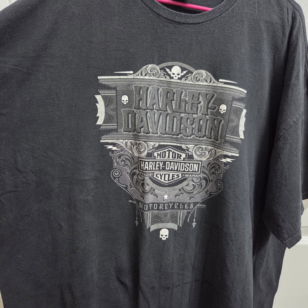 Harley-Davidson Black Graphic T-Shirt for Men